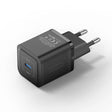 VENTION GaN полнач 1-портен USB-C (20W) EU-приклучок црн