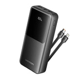 VENTION Power Bank 20000mAh Power Bank (Micro-USB + USB-C + USB-A + USB-A) 22.5W Црн LED Дисплеј Тип