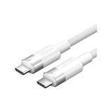 VENTION USB 3.2 Gen2 Тип-C машки на Тип-C машки 10Gbps кабел 1M бела алуминиумска легура Тип