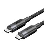 VENTION USB 3.2 Gen2 Type-C машки на Type-C машки кабел 10Gbps 2M црн тип од алуминиумска легура