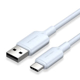 VENTION USB 2.0 A машки на Type-C машки 3A кабел 3М бел
