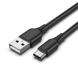 VENTION USB 2.0 A машки на Type-C машки 3A кабел 3M црн