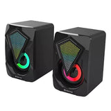 Звучници 2.0 Denver 500 RGB Gaming