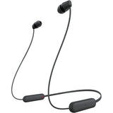 Безжични црни слушалки Sony WI-C100B