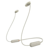 Безжични беж слушалки Sony WI-C100C