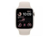 Apple Watch SE2 GPS 44mm Starlight алуминиумско куќиште со Starlight Sport Band - стандардно