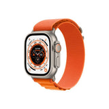 Apple Watch Ultra Cellular, Kasë 49mm Titani me Rrip Alpin Portokalli - Madhësia M