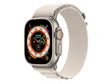 Apple Watch Ultra Cellular, Kasë Titani 49mm me Rrip Alpin në ngjyrë Starlight - Mesatare