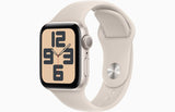 Apple Watch SE (2-ра генерација) GPS 44mm Starlight алуминиумска футрола со Starlight спортски ремче M/L