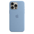 Силиконска футрола за Apple iPhone 15 Pro со MagSafe - зимска сина