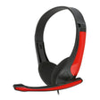 Слушалки Omega Freestyle FH-4088 црвени со микрофон HI-FI