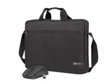 Торба за лаптоп Natec Wallaroo 2 15,6" црна со безжичен глушец