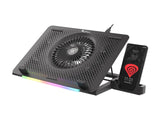Држач/ладилник за лаптоп Genesis OXID 450 до 15,6" Gaming RGB со држач за телефон