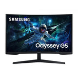 Монитор 27" Samsung LS27CG552EUXEN Odyssey G55C закривен за игри, QHD, HDMI, DP, 1ms, 165Hz, FreeSync