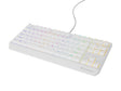 Тастатура Genesis Gaming Thor 230 TKL Hot Swap Механички кафеав прекинувач RGB бела