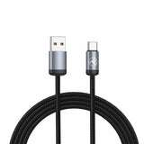 USB кабел 2.0 AM до Type-C Tellur 1m 3A црн