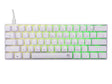 Тастатура White Shark Gaming Shinobi 2 60% Механичка RGB Бело-кафеава Прекинувач Hot-Swap