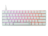 Тастатура White Shark Gaming Shinobi 2 60% Механичка RGB Бела Црвена Прекинувач Топла замена