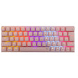 Тастатура White Shark Gaming Wakizashi 60% Механички RGB Розово-син прекинувач