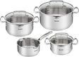 TEFAL G719S735 КОМПЛЕТ ОД 7 ПАРЧИЊА ИНОКС ДУЕТО