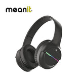 Слушалки MeanIT B101 Bluetooth LED со црни диоди