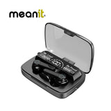 Слушалки MeanIT B400 TWS Bluetooth со микрофон, црни