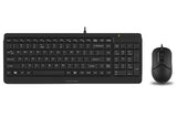Тастатура A4 Fstyler со глушец, црна