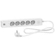 ШНАЈДЕР ПРОДОЛЖЕН КАБЕЛ 5С+2USB/1.5М БЕЛ