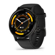 Паметен часовник Garmin Venu 3 од не'рѓосувачки челик, црн, со шкрилец