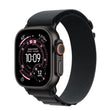 Apple Watch Ultra 3 GPS + Cellular 49mm, kasë titani e zezë me rrip Alpine të zi - Medium