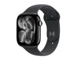 Apple Watch S11 GPS 46mm млазно црна алуминиумска футрола со црн спортски ремче - S/M