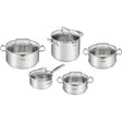 TEFAL G719SA55 SET 10PCES INOX DUETTO СЕТ ТЕНЏЕРИЊА