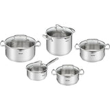TEFAL G719SA55 SET 10PCES INOX DUETTO СЕТ ТЕНЏЕРИЊА