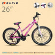RAPID 26 BUBBLE PINK DISC+AM ВЕЛОСИПЕД