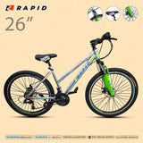 RAPID 26 SMART SILVER DISC+AM BIÇIKLETË