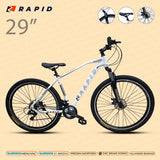RAPID 29 RACER WHITE DISC+AM BIÇIKLETË