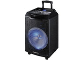 MEDIACOM X120S КАРАОКЕ ЗВУЧНИК ОД 120 W, СО МОЖНОСТ ЗА ПОЛНЕЊЕ СО МИКРОФОН, ДАЛЕЧИНСКИ УРЕД, BT, LED, ЕФЕКТИ, БАТЕРИЈА