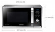 SAMSUNG MS-23F301TAS МИКРОБРАНОВА ПЕЧКА
