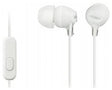 Слушалки Sony MDR-EX15APW со микрофон, бели