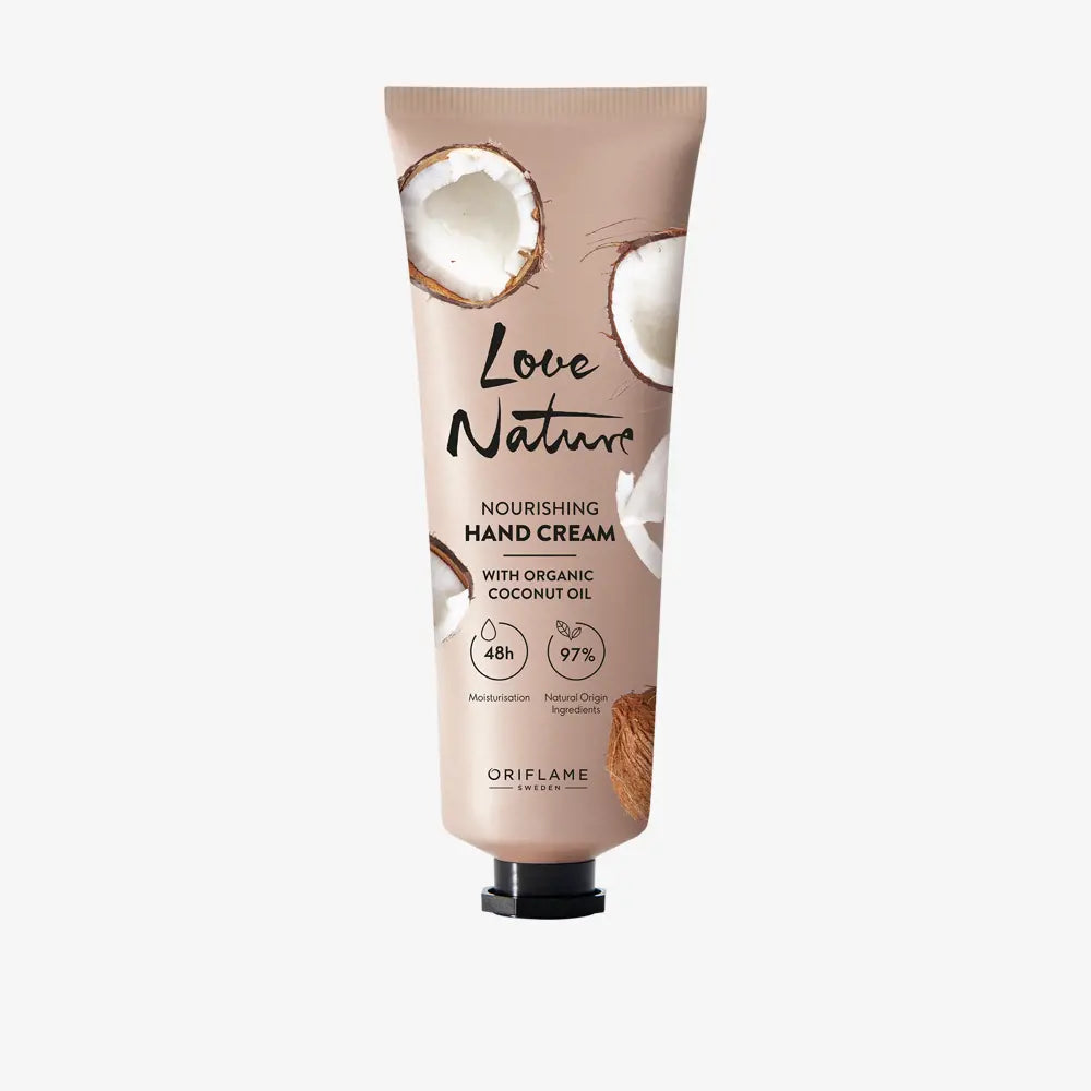 Love Nature Nourishing Крем за раце со органско кокосово масло