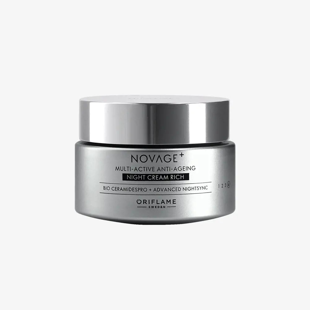 Novage+ Multi-Active Anti-Ageing Богат ноќен крем