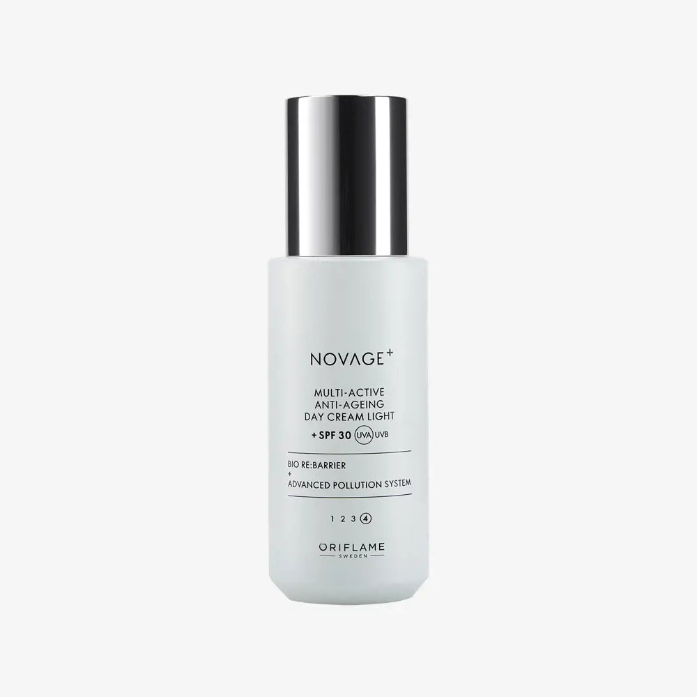Novage+ Multi-Active Anti-Ageing Лесен дневен крем со заштитен фактор 30