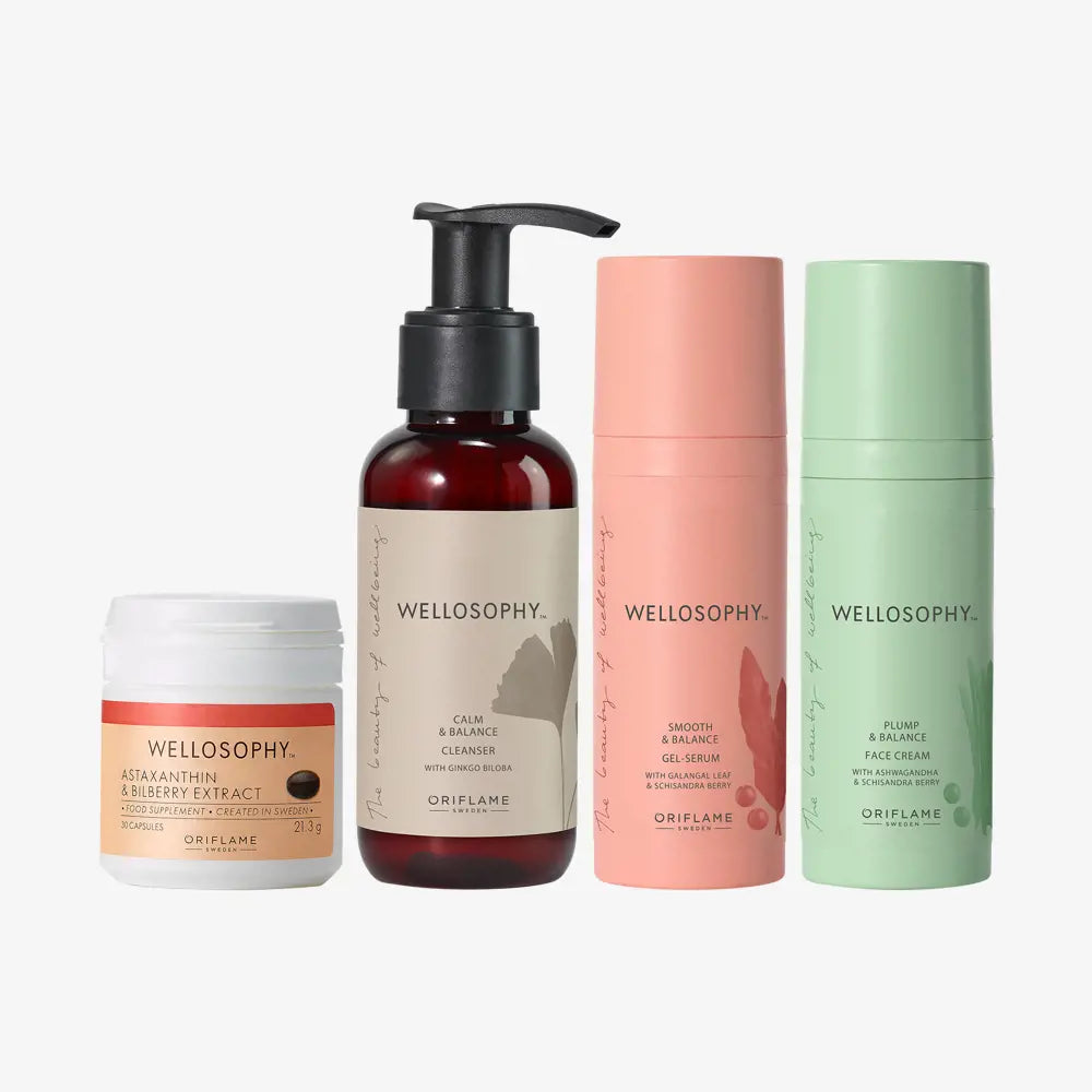 Wellosophy Сет за здравје на кожата со антиоксидант 