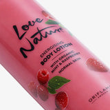 Love Nature Energising Лосион за тело со органско нане и малина